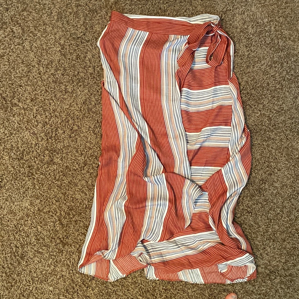 Lavender field wrap around skirt